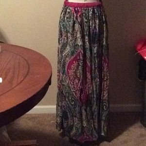 Long summer skirt